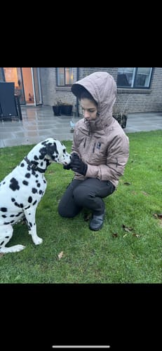 Kundeanmeldelse med foto af KeepDry Overgangsjakke 2.0 | Mocca | Nala