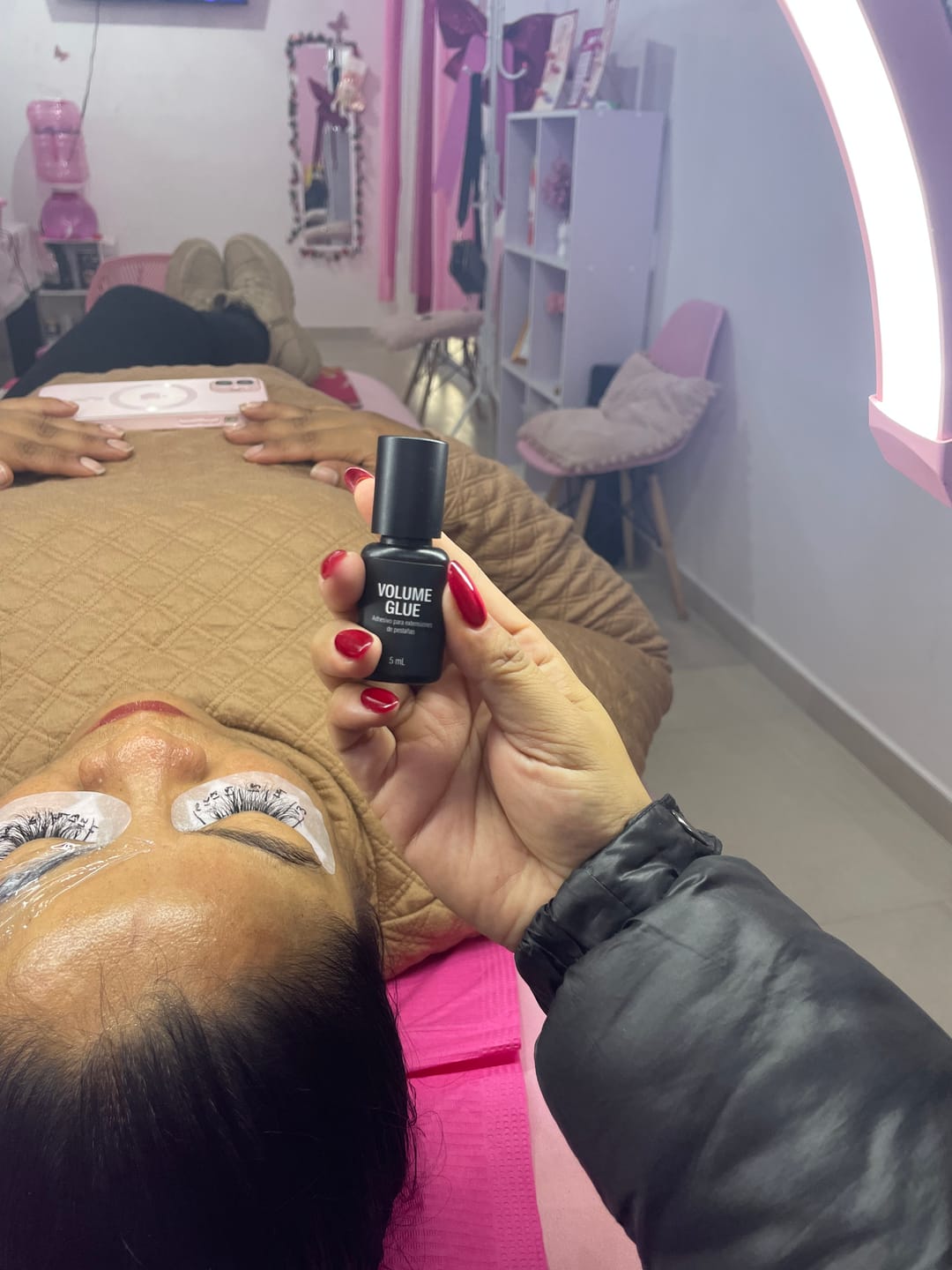 Customer photo review of Volume Glue