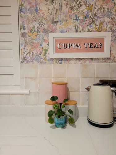 Customer photo review of CUPPA TEA Framed Print