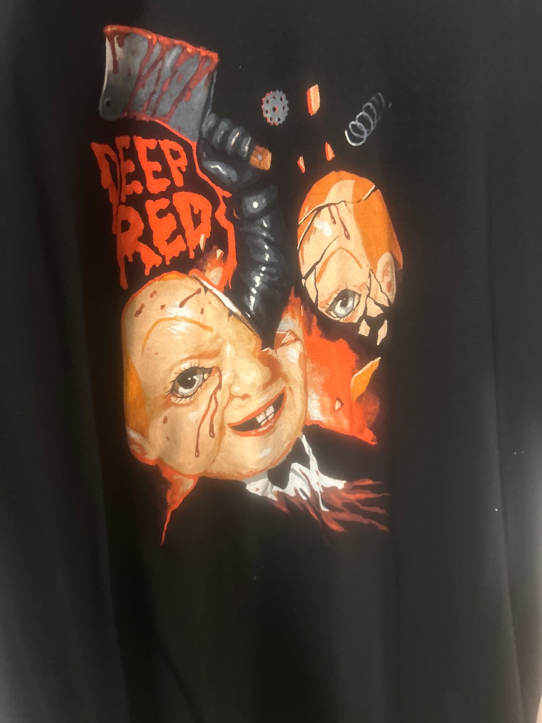 Customer photo review of DEEP RED: MAD PUPPET - T-SHIRT