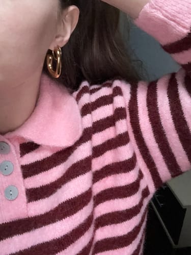 Customer photo review of Coppia di orecchini big Fendya