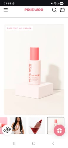 Customer photo review of Hair Booster : 3 in 1 Thermal protectant, shine and hydratation