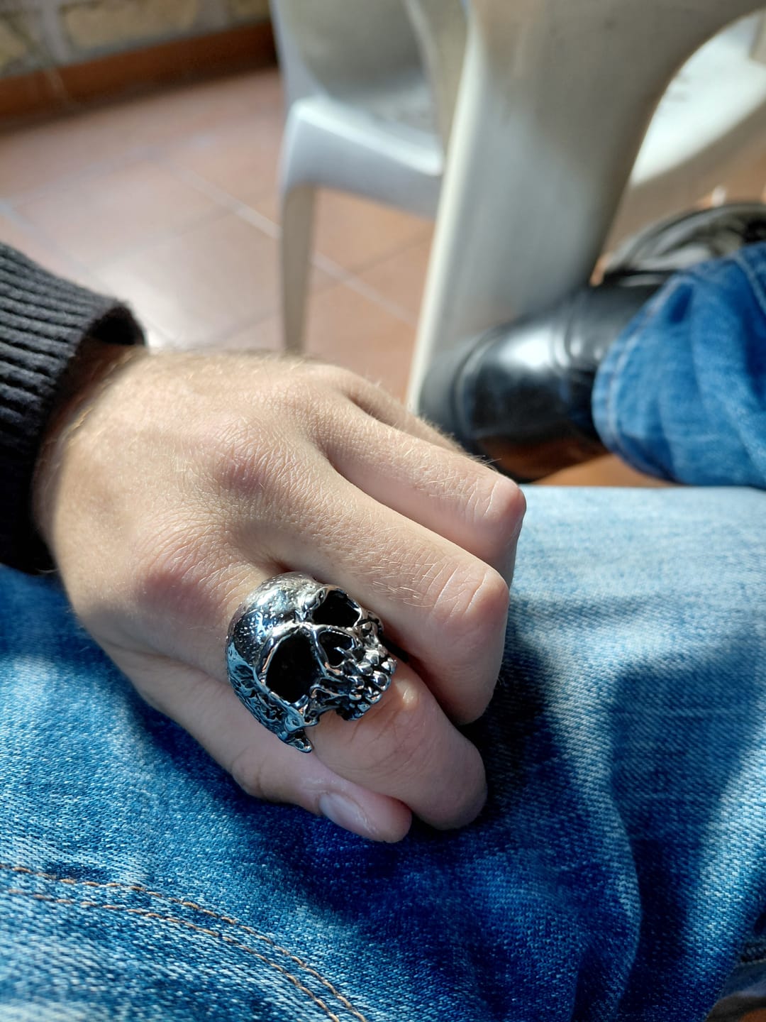 Customer photo review of ANCIENT SKULL.