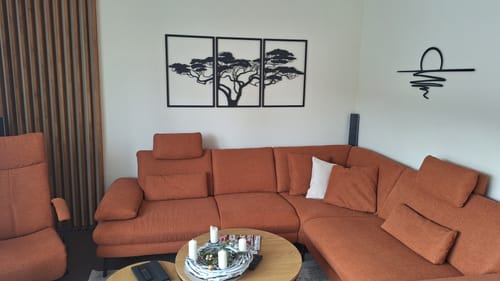 Customer photo review of Décoration murale en métal noir - Arbre de vie Africain
