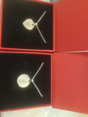 Customer photo review of 🎁 Custom Circle Necklace (100% off)
