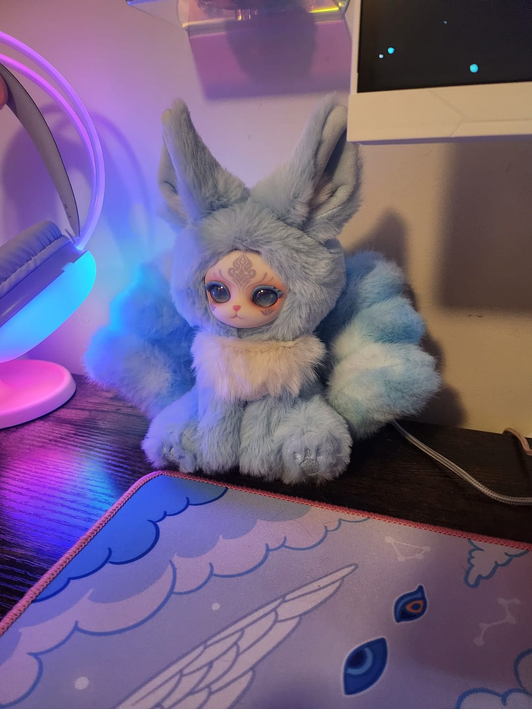 Customer photo review of Auspicious Nine Tails Records Series Plush Blind Box