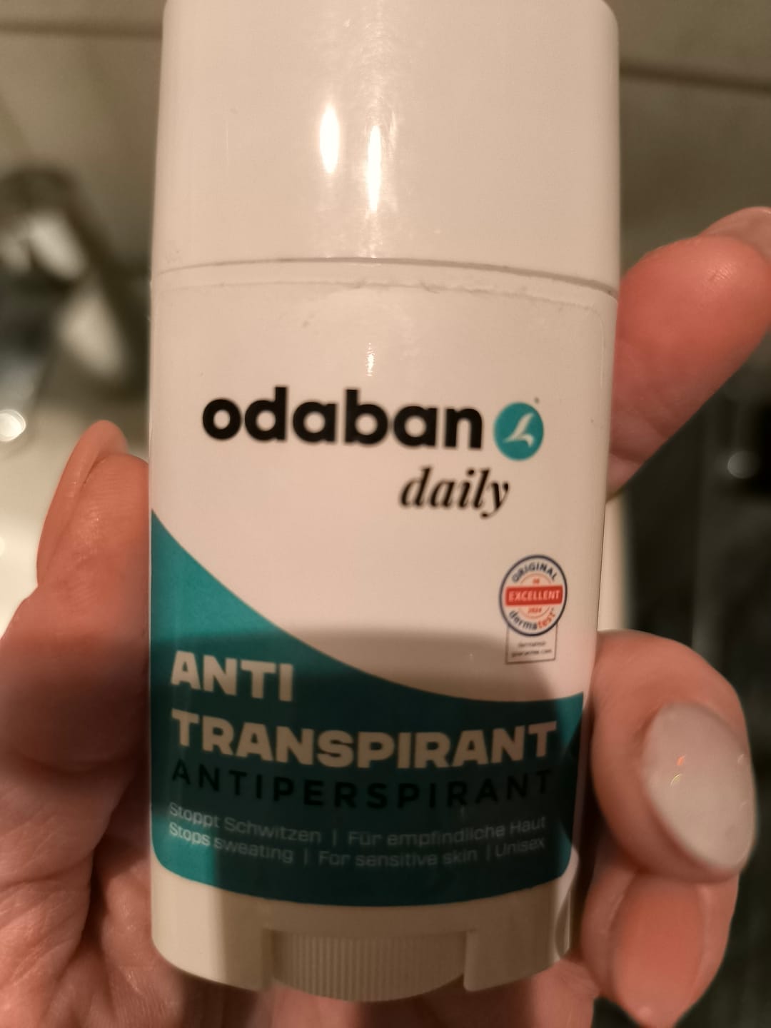 Customer photo review of odaban® daily Antitranspirant Deo Stick
