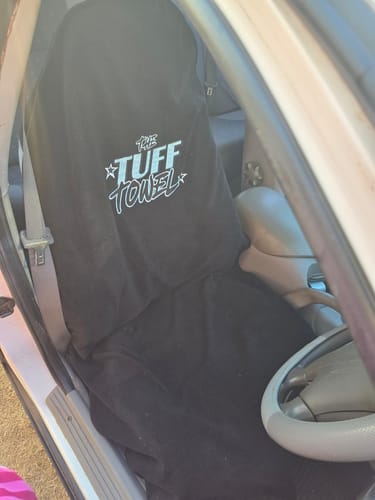 Customer photo review of Waterproof Car Towel Seat Cover