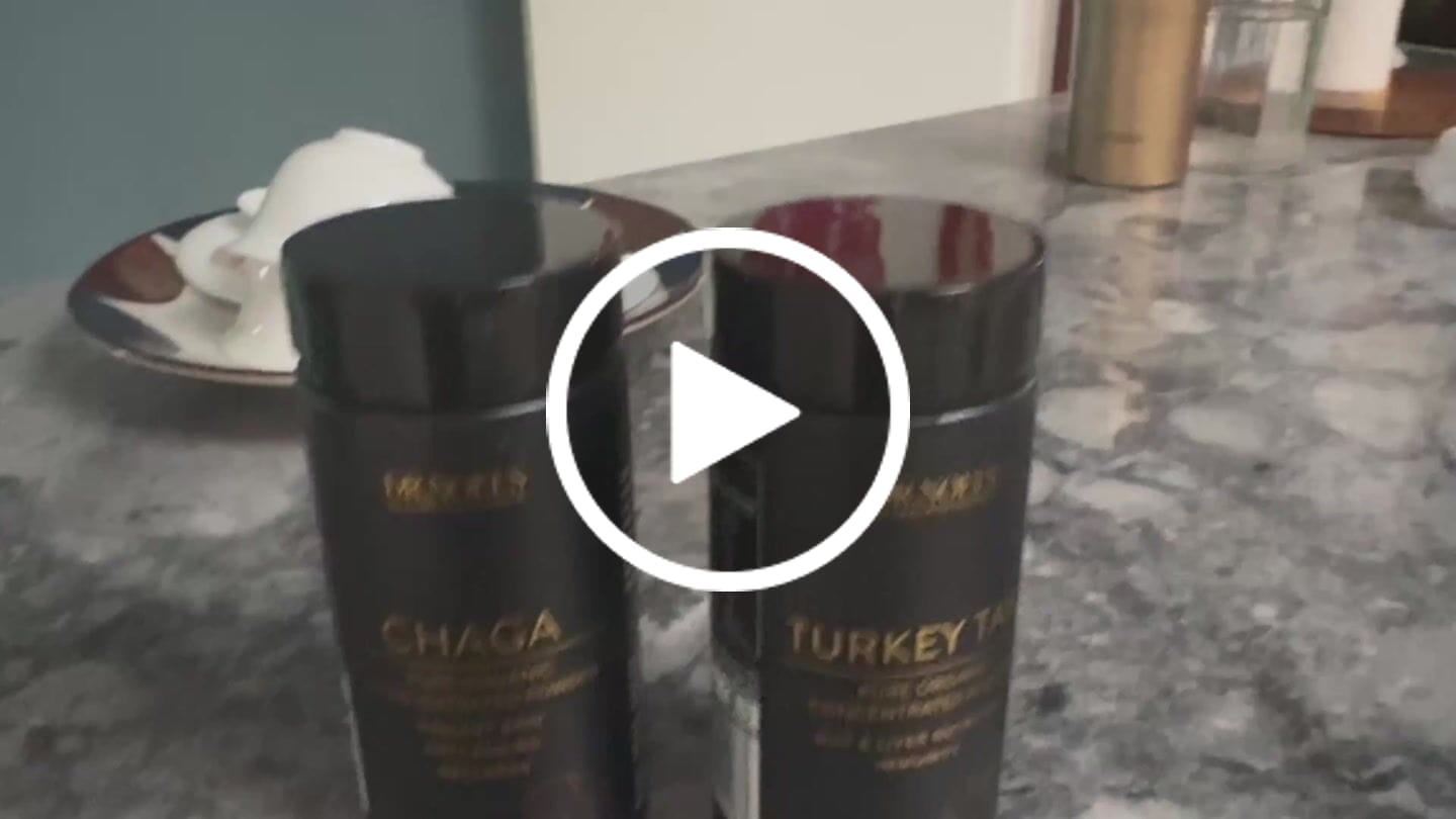 Customer video review of Organic Turkey Tail Mushroom Extract Powder