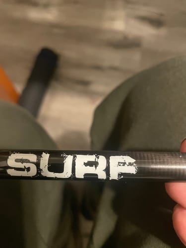 Customer photo review of 9'4" No Excuses Surf Travel Rod with Tube Medium-Heavy Action 3/4oz to 3oz