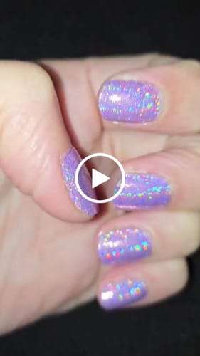 Customer video review of Holo Holo Purple | Super Jellies DIY Hard Semi Cured Gel Nail Wraps
