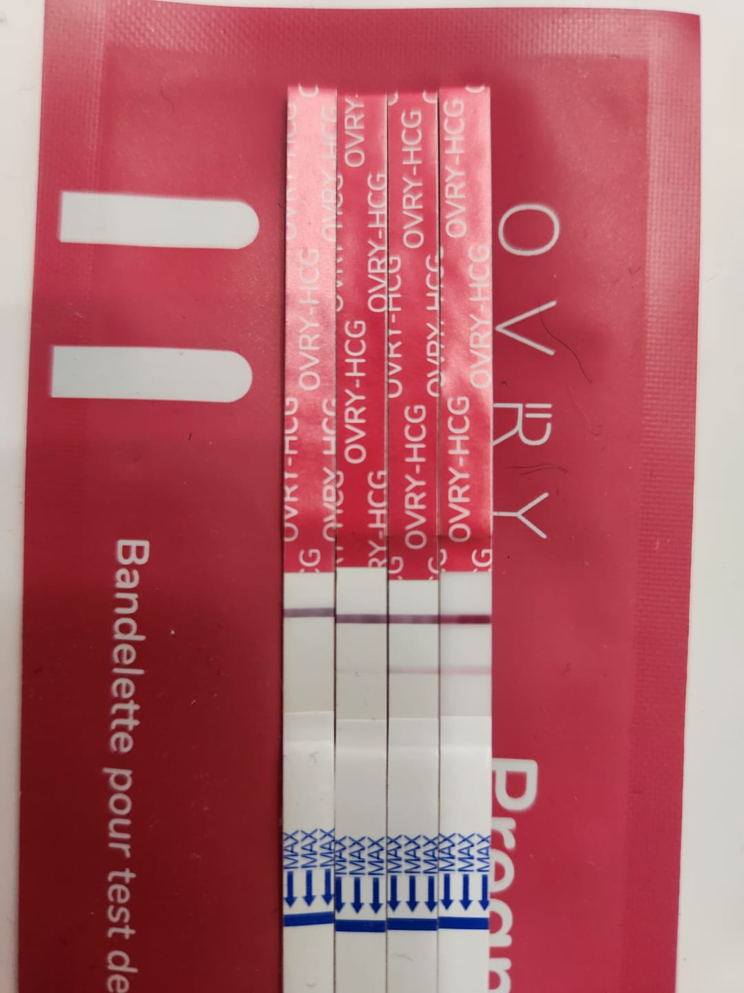 Customer photo review of Pregnancy Test Strips (Ultra-Sensitive)