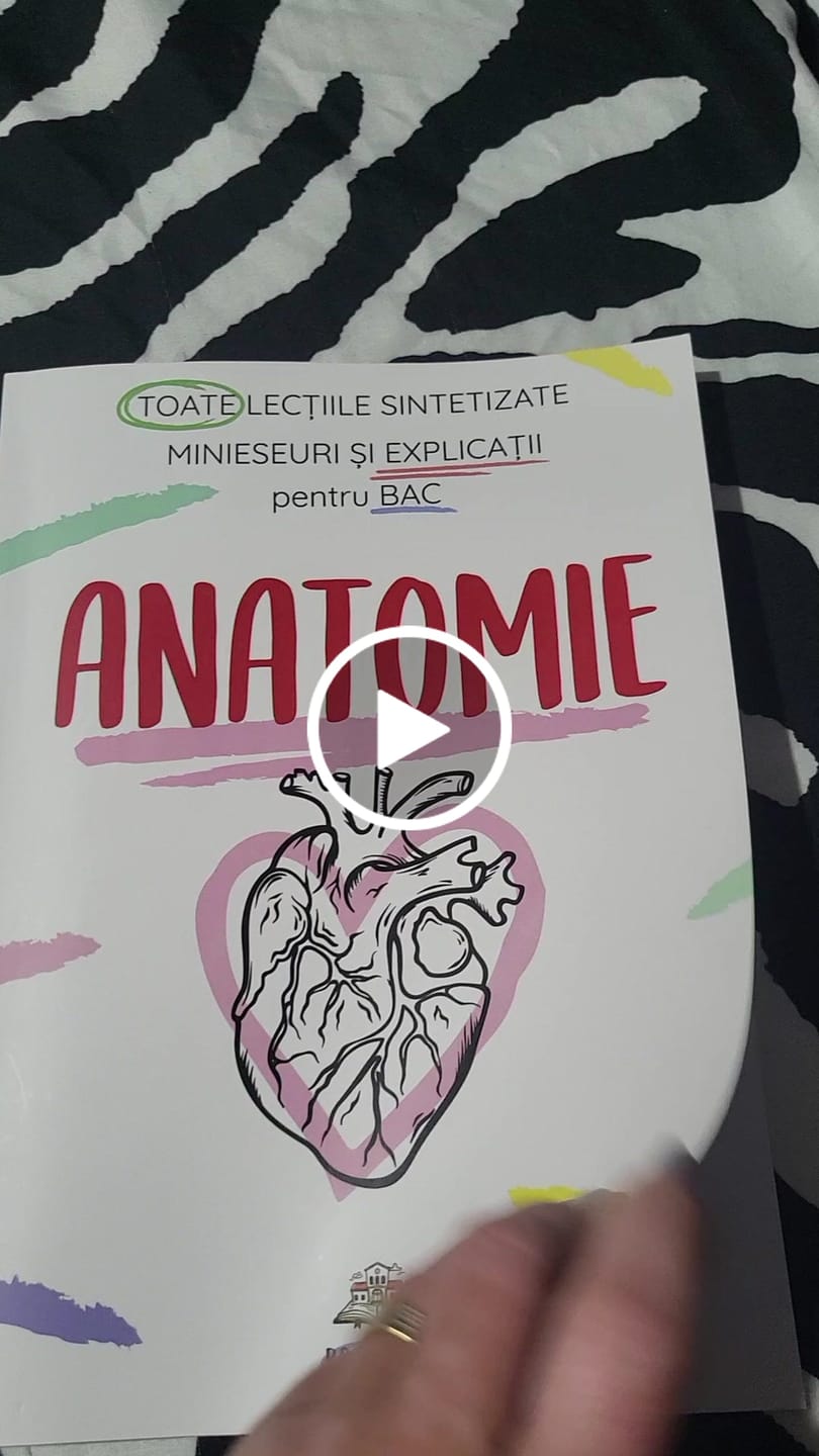 Customer video review of Carte Anatomie Bacalaureat (Biologie clasele XI-XII) Bacademia
