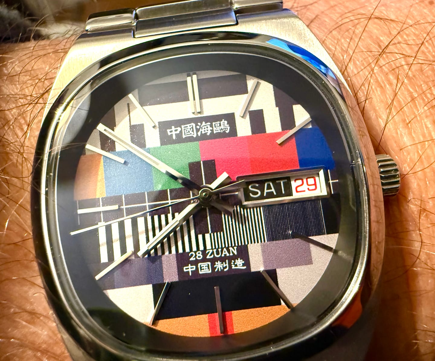 Customer photo review of Vintage | TV Dial | Tonneau | Calendar | 36mm