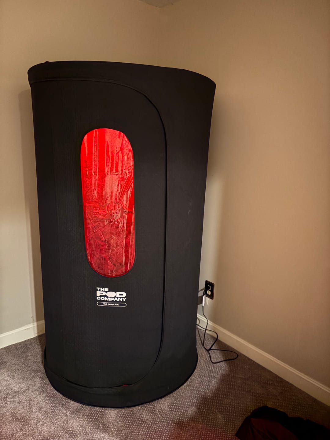 Customer photo review of The Sauna Pod 2.0