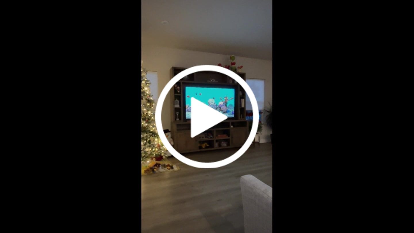 Customer video review of SmartWings Motorized Light Filtering and Blackout Cellular Shades Nowa Designer Texture Helios