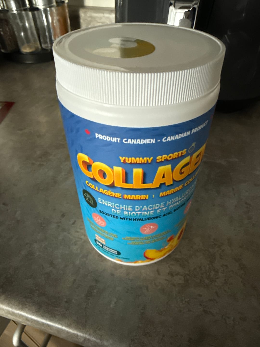 Customer photo review of Yummy Sports - Collagène marin + 435g