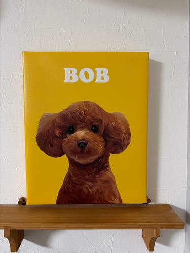 Customer photo review of Petcanva©オーダーメイド ペット似顔絵