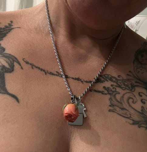 Customer photo review of Ciondolo "Custode di parole" - Leggi ATTENTAMENTE la DESCRIZIONE PRIMA di procedere