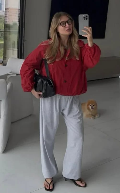 Customer photo review of Clara High-Neck Jacket