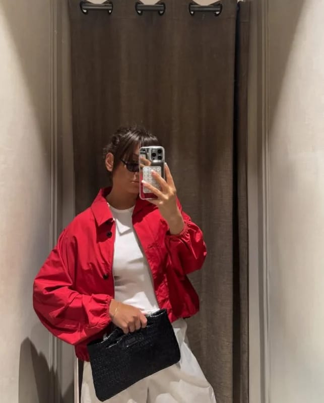 Customer photo review of Clara High-Neck Jacket