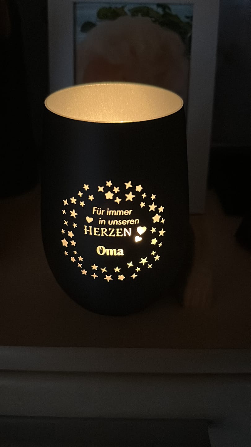 Customer photo review of Himmlische Umarmung - Personalisierte Decke für die Liebsten