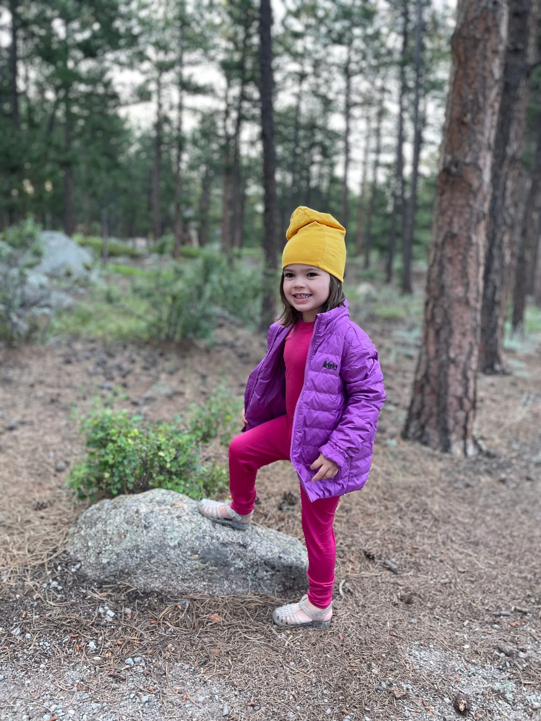 Customer photo review of Kids Merino Baselayer Long Sleeve