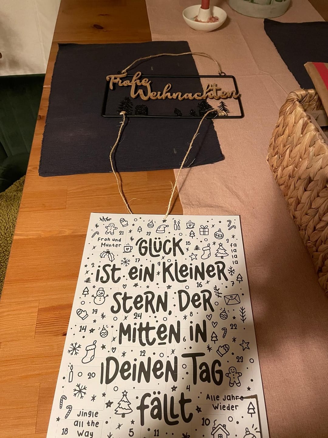 Customer photo review of Adventskalender · Kleiner Stern