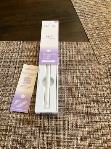 Customer photo review of Cloudy® Calm Portable Aroma Diffuser