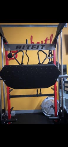 Customer photo review of RitFit AT04 Foot Plate for Leg Press – Smith Machine Compatible