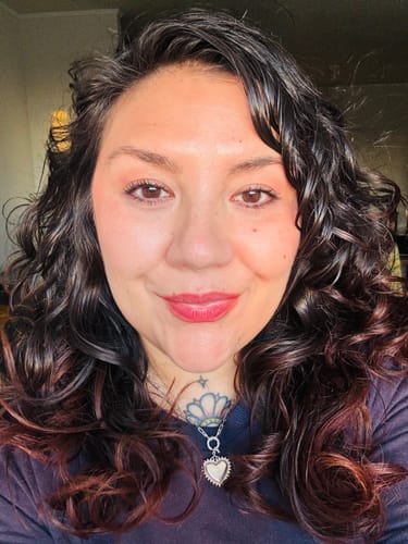 Customer photo review of Collar de corazón timón