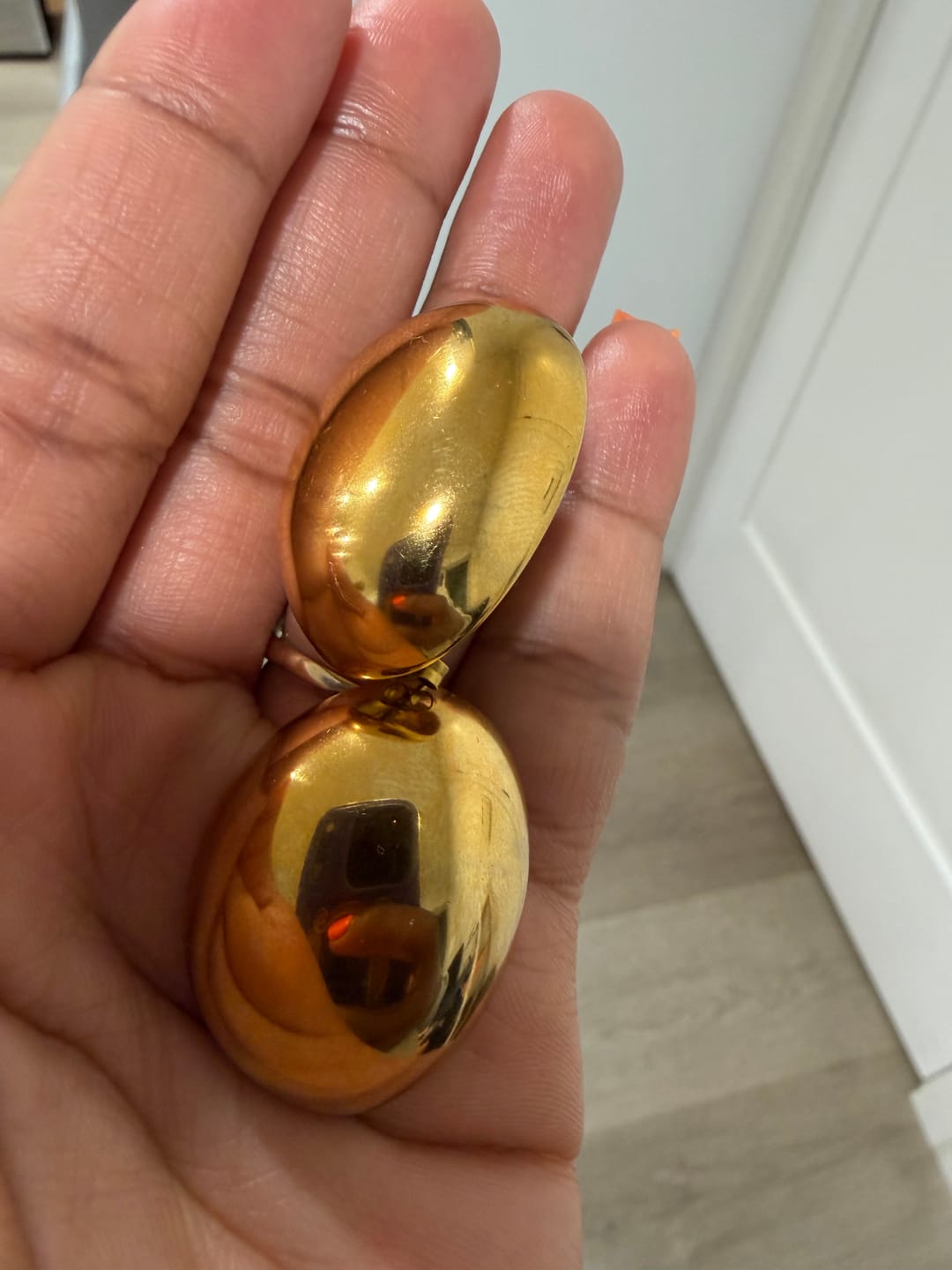 Customer photo review of Cannes Chunky Earrings (Bundle)