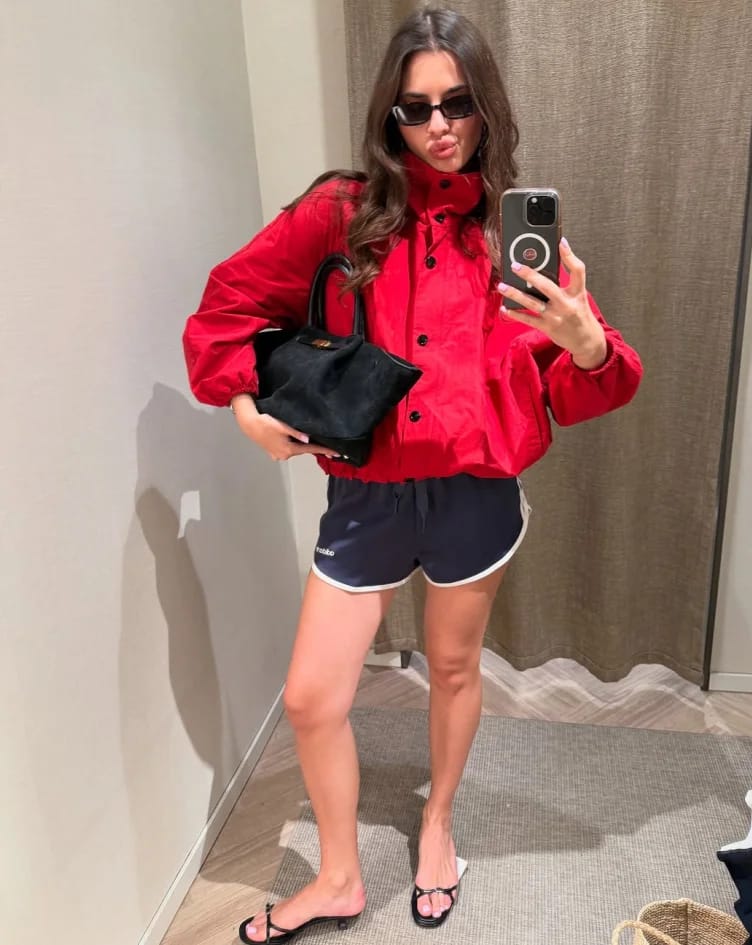 Customer photo review of Clara High-Neck Jacket