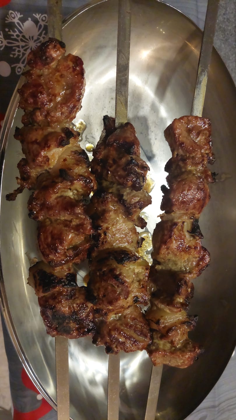 Customer photo review of Lamm-Schaschlik-Original – zart mariniert aus der Lammkeule | mySchaschlik