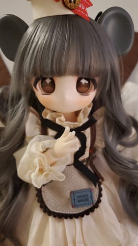 Customer photo review of TinyFox 'Mouse Chef Mousse' 1/6 Points DolleyDoll Loofah Body BJD Action Figure【Shipped in Nov./Dec. 2025】