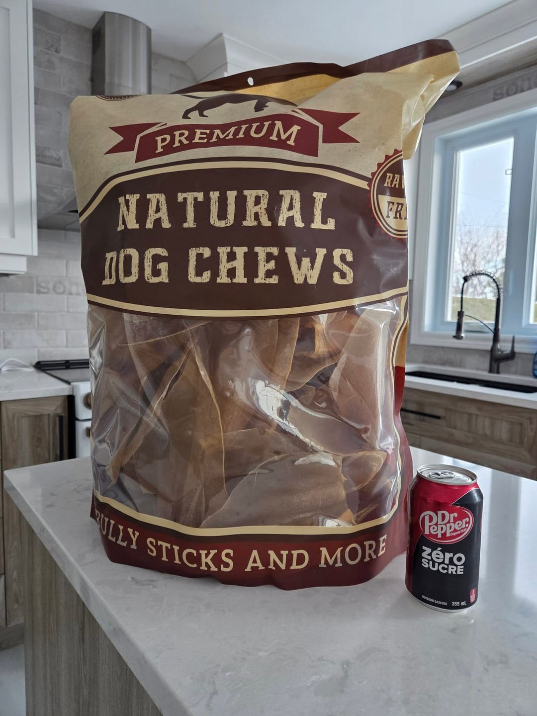 Customer photo review of Natural Cow Ear