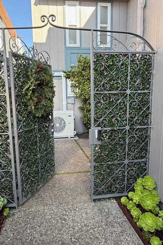 Customer photo review of Mini-Split AC Cover - Charcoal