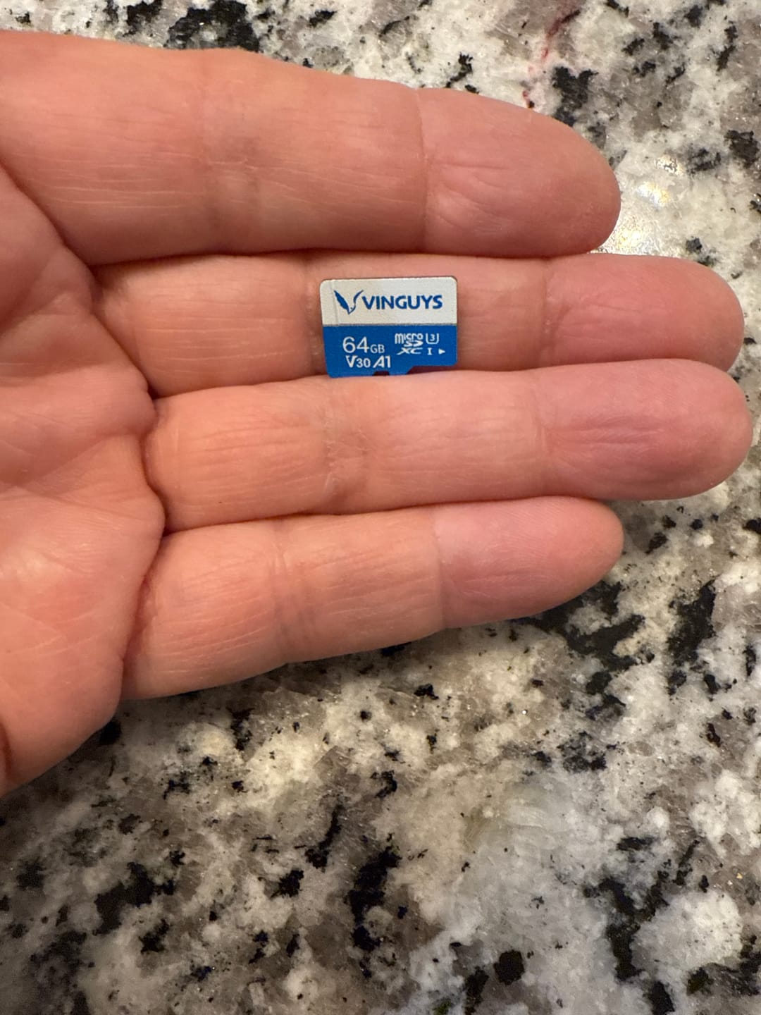 Customer photo review of VINGUYS 64GB Micro SD Card