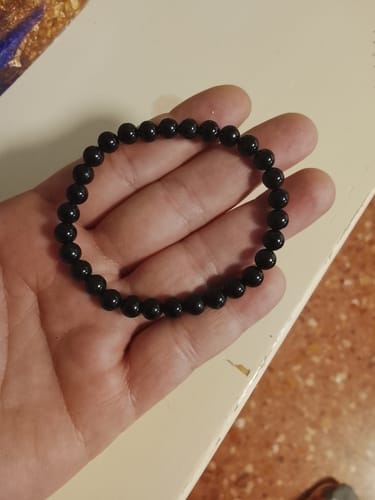 Customer photo review of Pulsera Turmalina Negra - 6mm || Protección - Limpieza