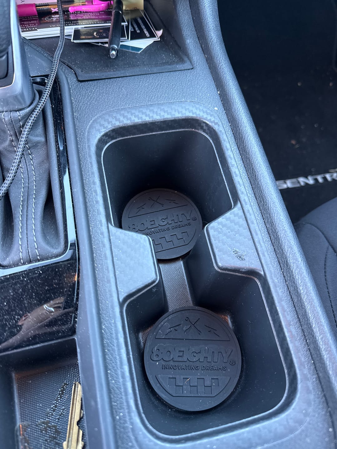 Customer photo review of 80Eighty® Cup Holder Coaster Set