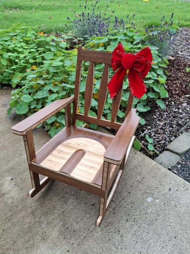 Customer photo review of Kids Rocking Chair Digital File