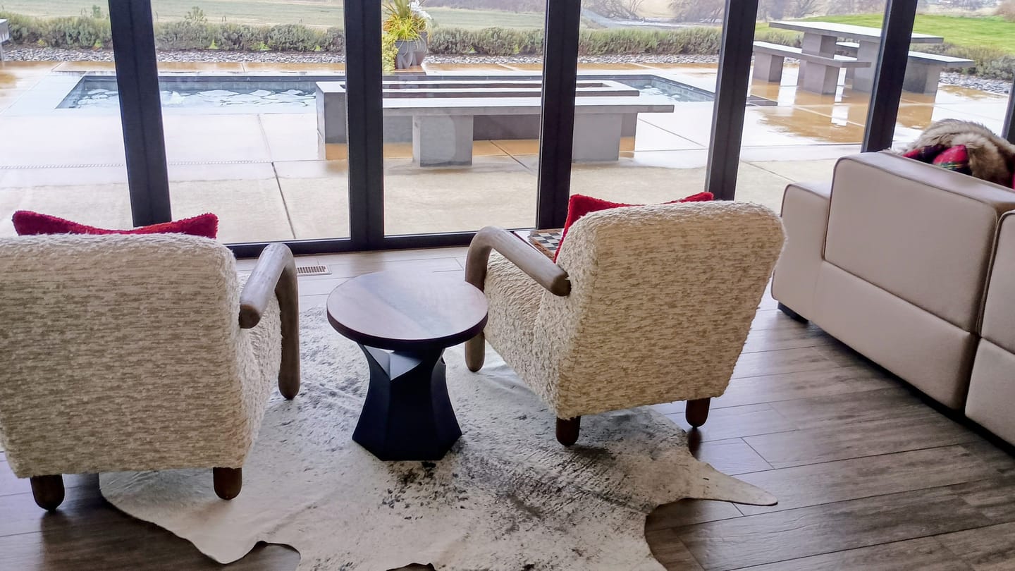 Customer photo review of Coffee Table Base 106B Namu 16" H Mid-Century Style for DIY Projects