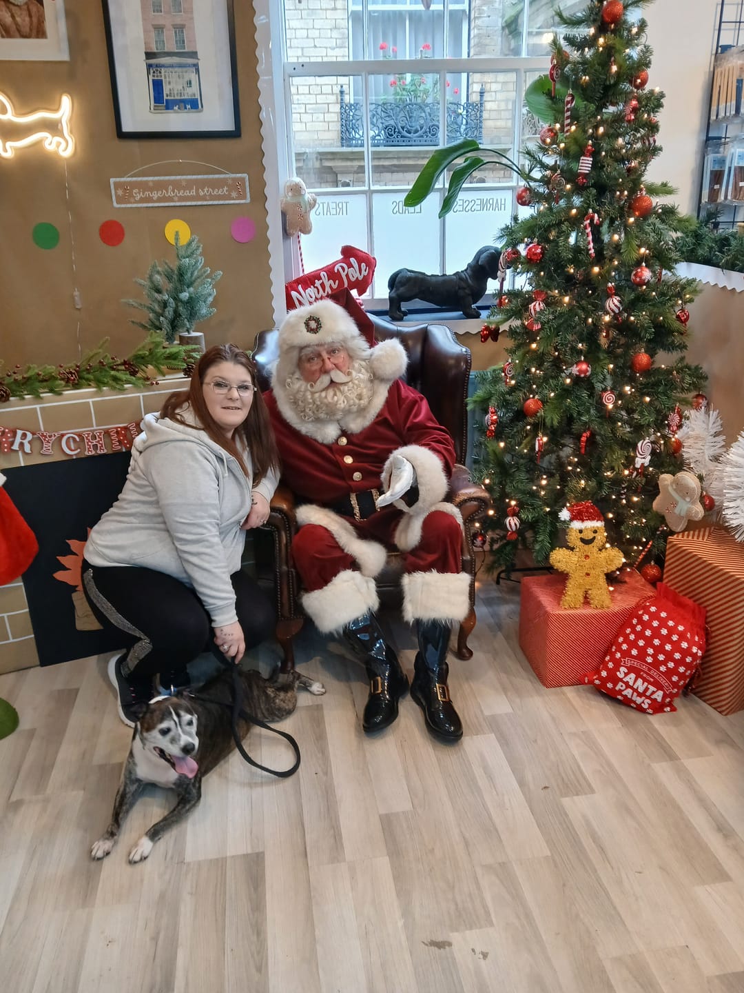 Customer photo review of Meet Santa Paws (+ Gift) at Lili  & Mila's Empawrium
