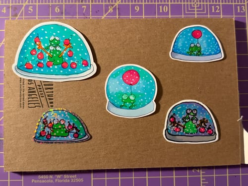 Customer photo review of Print Custom Stickers