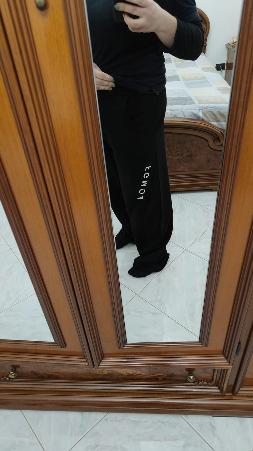Customer photo review of Pantalone Baggy Ikonic FW 24/25 Nero