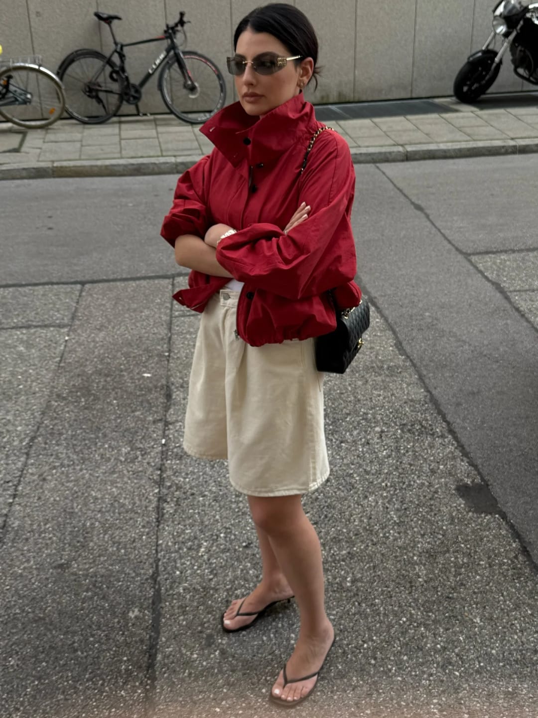 Customer photo review of Clara High-Neck Jacket
