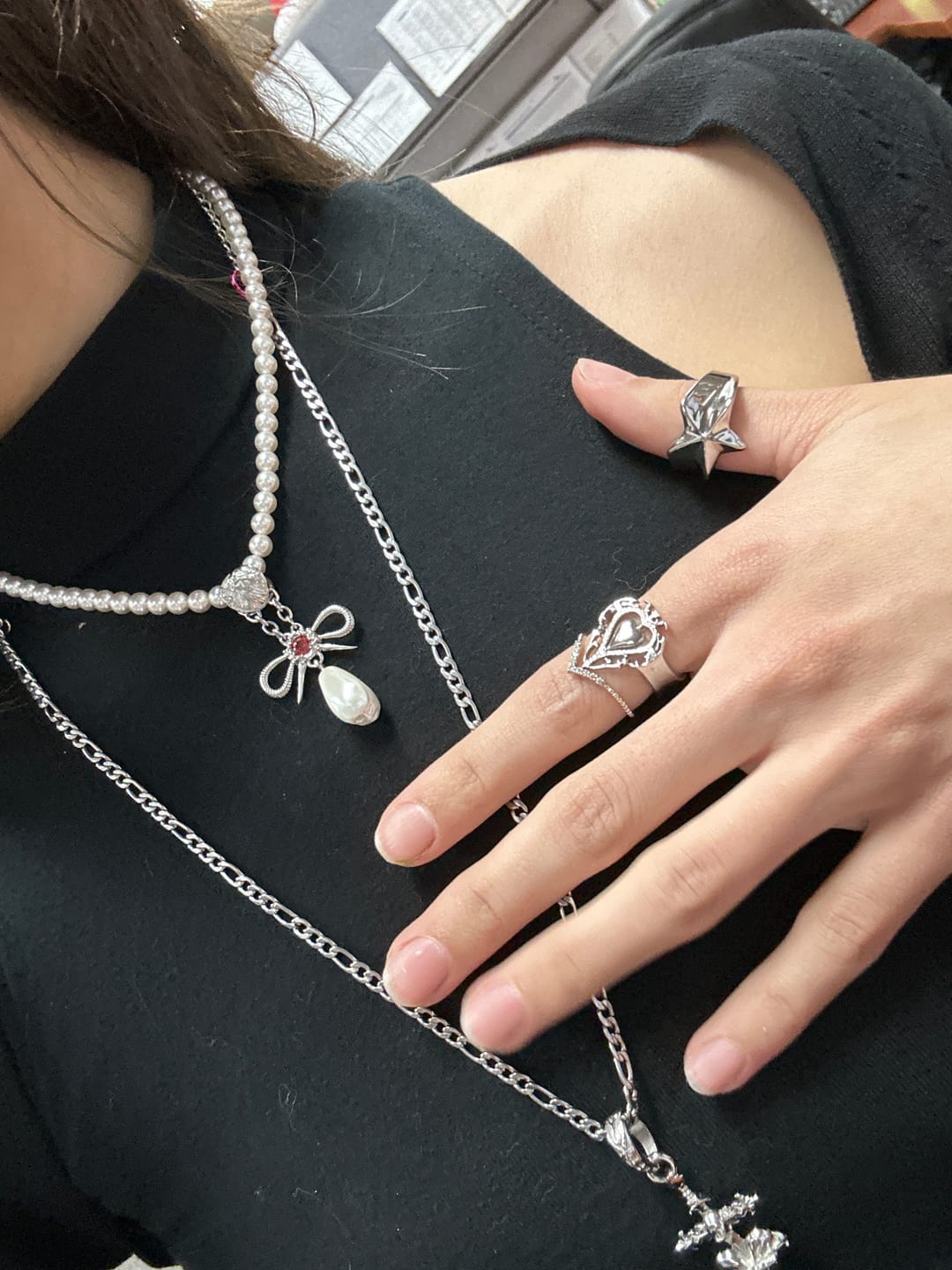 Customer photo review of ANTIQUE HEART RING