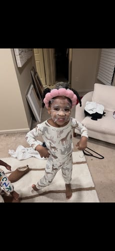 Customer photo review of Hydrating Hydrogel Facial Mask