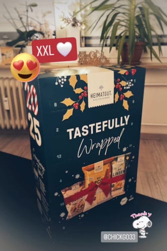 Customer photo review of Heimatgut Bio Snack Adventskalender