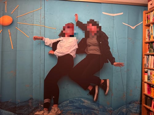 Customer photo review of Schiebegardine mit Motiv